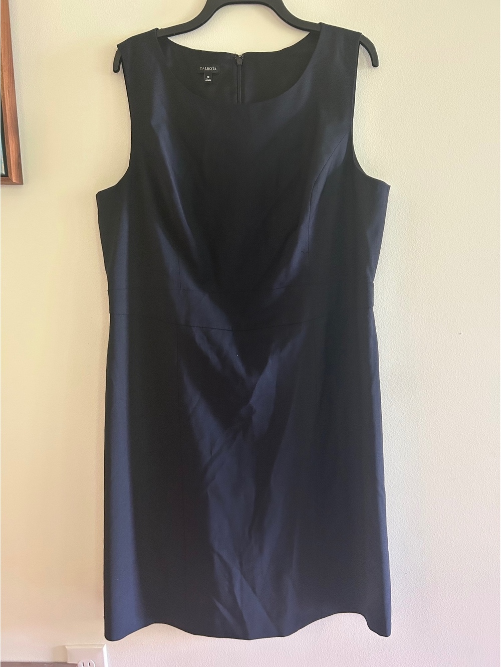 Talbots Dark Navy Shift Dress Women’s Size 18